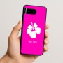 כיסוי בעיצוב אישי עם השם שלך לדגם - Google Pixel 10 5G בעיצוב פרח היביסקוס