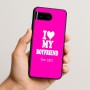 כיסוי בעיצוב אישי עם השם שלך לדגם - Google Pixel 10 5G בעיצוב אוהבת את החבר שלי