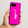 כיסוי בעיצוב אישי עם השם שלך לדגם - Google Pixel 10 5G בעיצוב סקסופון