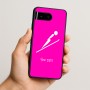 כיסוי בעיצוב אישי עם השם שלך לדגם - Google Pixel 10 5G בעיצוב קפיצת סקי אולימפית
