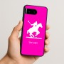 כיסוי בעיצוב אישי עם השם שלך לדגם - Google Pixel 10 5G בעיצוב שחקן פולו - סוס
