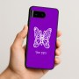 כיסוי בעיצוב אישי עם השם שלך לדגם - Google Pixel 10 5G בעיצוב פרפר