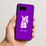 כיסוי בעיצוב אישי עם השם שלך לדגם - Google Pixel 10 5G בעיצוב ארנב מחזיק גזר