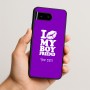 כיסוי בעיצוב אישי עם השם שלך לדגם - Google Pixel 10 5G בעיצוב נשקי את חבר שלי