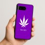 כיסוי בעיצוב אישי עם השם שלך לדגם - Google Pixel 10 5G בעיצוב עלה מריחואנה - גראס