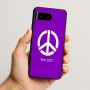 כיסוי בעיצוב אישי עם השם שלך לדגם - Google Pixel 10 5G בעיצוב סמל השלום