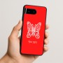 כיסוי בעיצוב אישי עם השם שלך לדגם - Google Pixel 10 5G בעיצוב פרפר