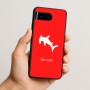 כיסוי בעיצוב אישי עם השם שלך לדגם - Google Pixel 10 5G בעיצוב כריש ראש פטיש