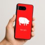 כיסוי בעיצוב אישי עם השם שלך לדגם - Google Pixel 10 5G בעיצוב חזיר