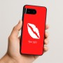 כיסוי בעיצוב אישי עם השם שלך לדגם - Google Pixel 10 5G בעיצוב שפתיים - נשיקה