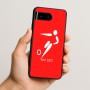 כיסוי בעיצוב אישי עם השם שלך לדגם - Google Pixel 10 5G בעיצוב כדורגל אולימפי