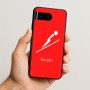 כיסוי בעיצוב אישי עם השם שלך לדגם - Google Pixel 10 5G בעיצוב קפיצת סקי אולימפית