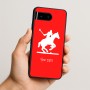 כיסוי בעיצוב אישי עם השם שלך לדגם - Google Pixel 10 5G בעיצוב שחקן פולו - סוס