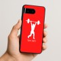 כיסוי בעיצוב אישי עם השם שלך לדגם - Google Pixel 10 5G בעיצוב הרמת משקולות