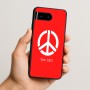 כיסוי בעיצוב אישי עם השם שלך לדגם - Google Pixel 10 5G בעיצוב סמל השלום
