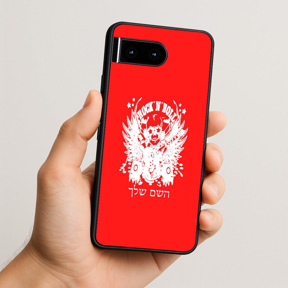 כיסוי בעיצוב אישי עם השם שלך לדגם - Google Pixel 10 5G בעיצוב רוקנרול