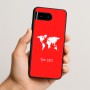 כיסוי בעיצוב אישי עם השם שלך לדגם - Google Pixel 10 5G בעיצוב מפת העולם
