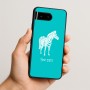 כיסוי בעיצוב אישי עם השם שלך לדגם - Google Pixel 10 5G בעיצוב זברה