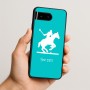 כיסוי בעיצוב אישי עם השם שלך לדגם - Google Pixel 10 5G בעיצוב שחקן פולו - סוס