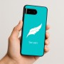 כיסוי בעיצוב אישי עם השם שלך לדגם - Google Pixel 10 5G בעיצוב נוצת נוצה