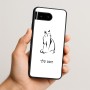 כיסוי בעיצוב אישי עם השם שלך לדגם - Google Pixel 10 5G בעיצוב חתול