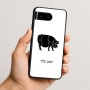 כיסוי בעיצוב אישי עם השם שלך לדגם - Google Pixel 10 5G בעיצוב חזיר