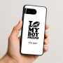 כיסוי בעיצוב אישי עם השם שלך לדגם - Google Pixel 10 5G בעיצוב נשקי את חבר שלי