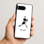 כיסוי בעיצוב אישי עם השם שלך לדגם - Google Pixel 10 5G בעיצוב שחקן טניס