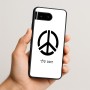 כיסוי בעיצוב אישי עם השם שלך לדגם - Google Pixel 10 5G בעיצוב סמל השלום