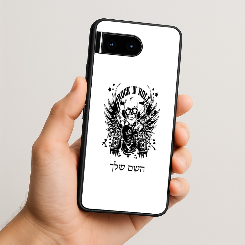 כיסוי בעיצוב אישי עם השם שלך לדגם - Google Pixel 10 5G בעיצוב רוקנרול