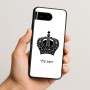 כיסוי בעיצוב אישי עם השם שלך לדגם - Google Pixel 10 5G בעיצוב כתר מלכותי