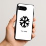 כיסוי בעיצוב אישי עם השם שלך לדגם - Google Pixel 10 5G בעיצוב שלג