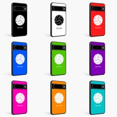 כיסוי בעיצוב אישי עם השם שלך לדגם - Google Pixel 10 Pro 5G בעיצוב כדור כדורעף