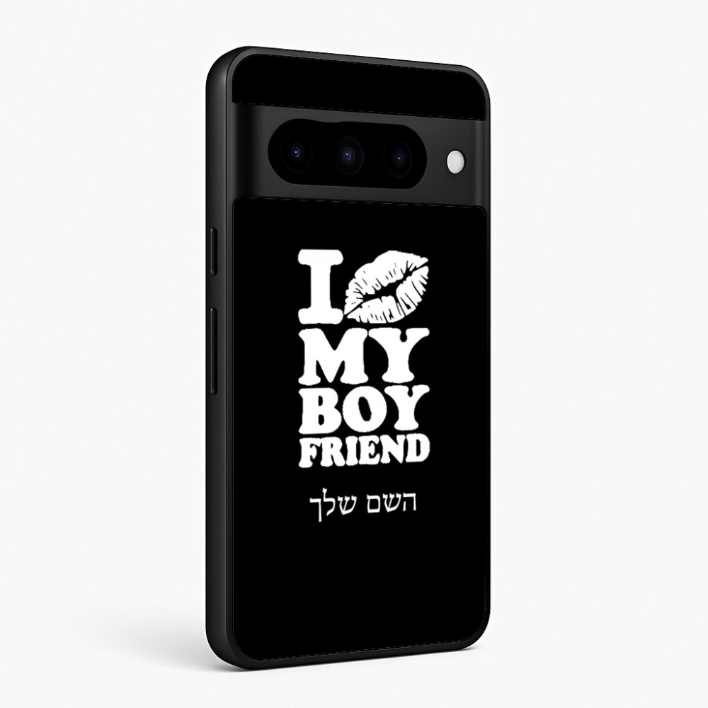 כיסוי בעיצוב אישי עם השם שלך לדגם - Google Pixel 10 Pro 5G בעיצוב נשקי את חבר שלי