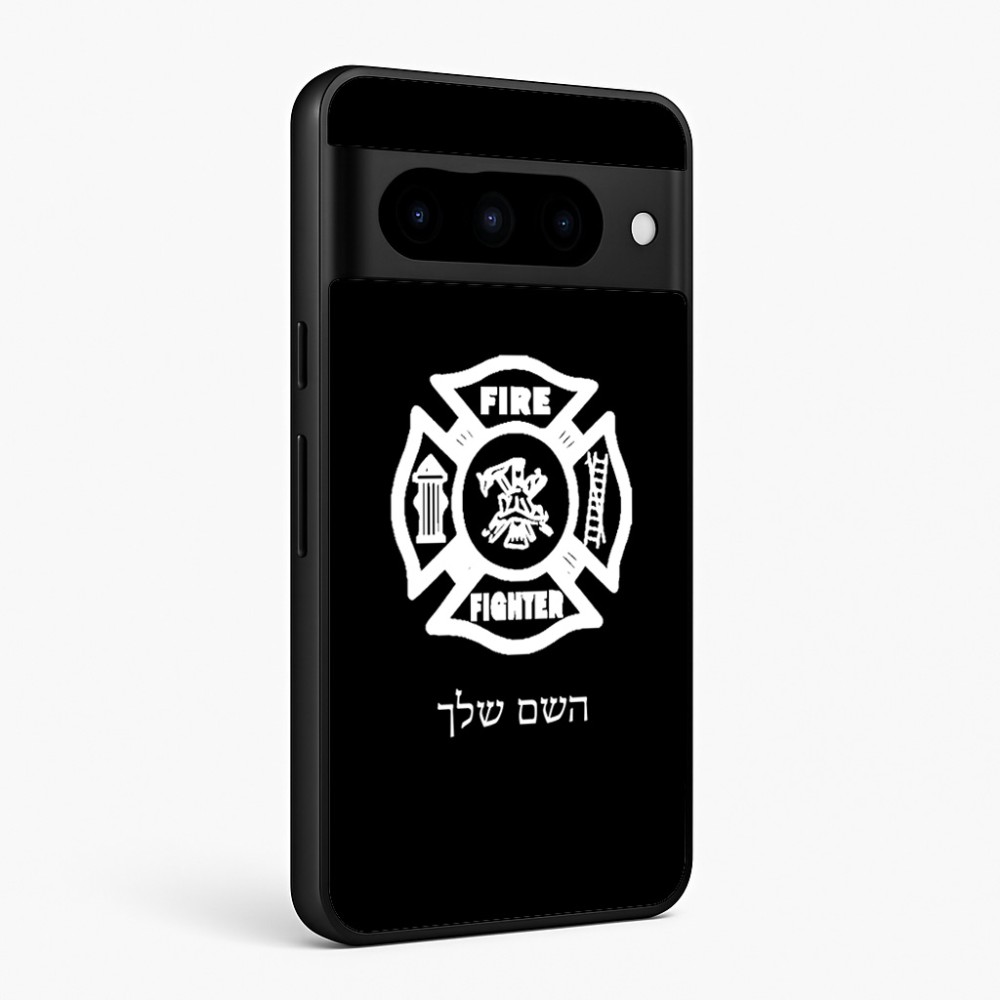 כיסוי בעיצוב אישי עם השם שלך לדגם - Google Pixel 10 Pro 5G בעיצוב כבאי - תגית