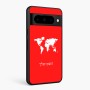 כיסוי בעיצוב אישי עם השם שלך לדגם - Google Pixel 10 Pro 5G בעיצוב מפת העולם