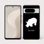 כיסוי בעיצוב אישי עם השם שלך לדגם - Google Pixel 10 Pro 5G בעיצוב קרנף