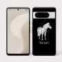 כיסוי בעיצוב אישי עם השם שלך לדגם - Google Pixel 10 Pro 5G בעיצוב זברה
