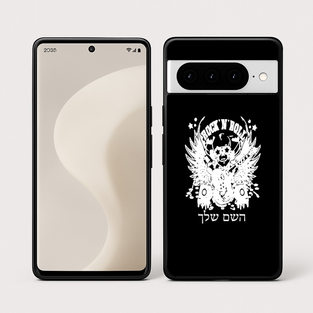 כיסוי בעיצוב אישי עם השם שלך לדגם - Google Pixel 10 Pro 5G בעיצוב רוקנרול