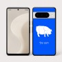 כיסוי בעיצוב אישי עם השם שלך לדגם - Google Pixel 10 Pro 5G בעיצוב חזיר