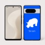 כיסוי בעיצוב אישי עם השם שלך לדגם - Google Pixel 10 Pro 5G בעיצוב קרנף