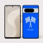 כיסוי בעיצוב אישי עם השם שלך לדגם - Google Pixel 10 Pro 5G בעיצוב דגל המירוץ