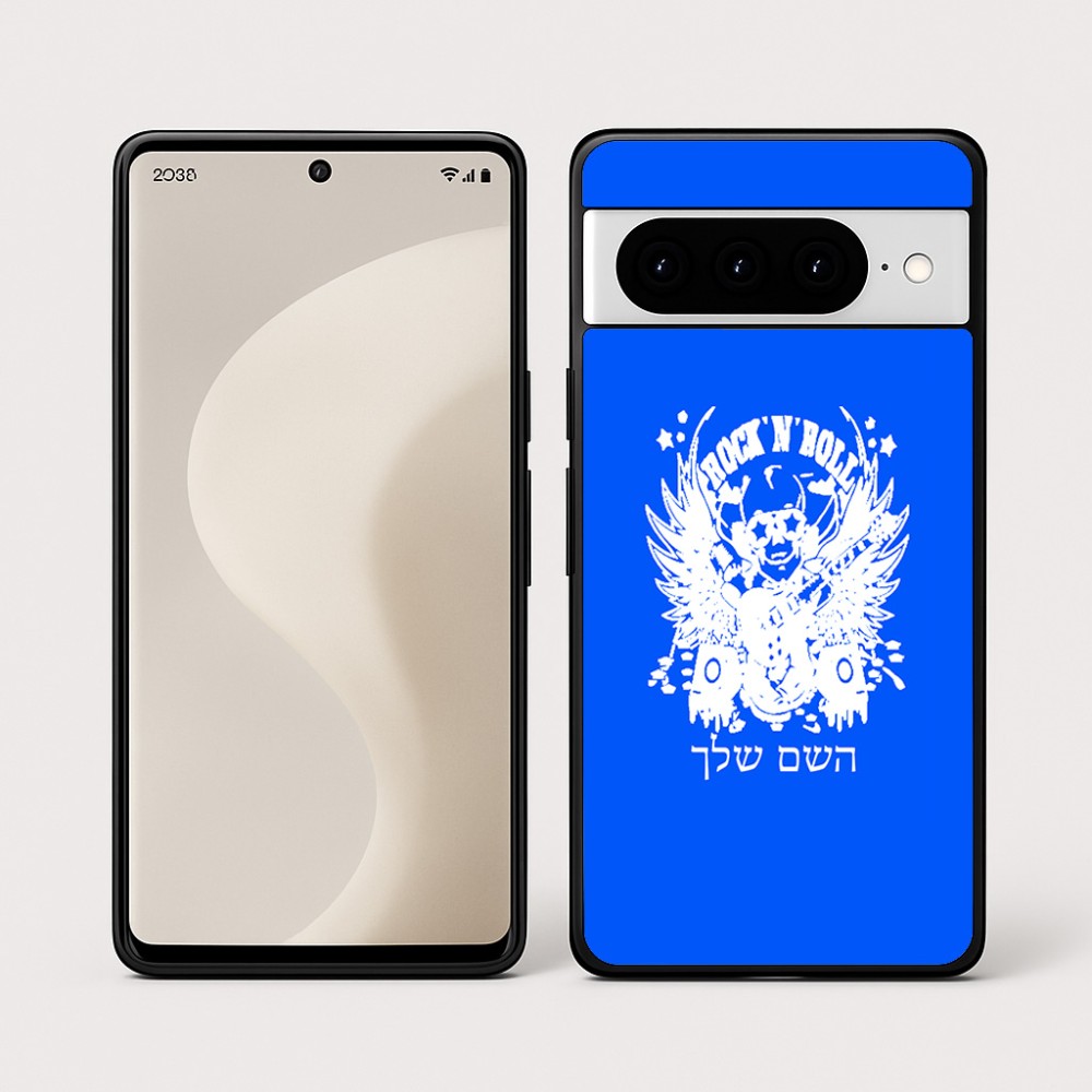 כיסוי בעיצוב אישי עם השם שלך לדגם - Google Pixel 10 Pro 5G בעיצוב רוקנרול