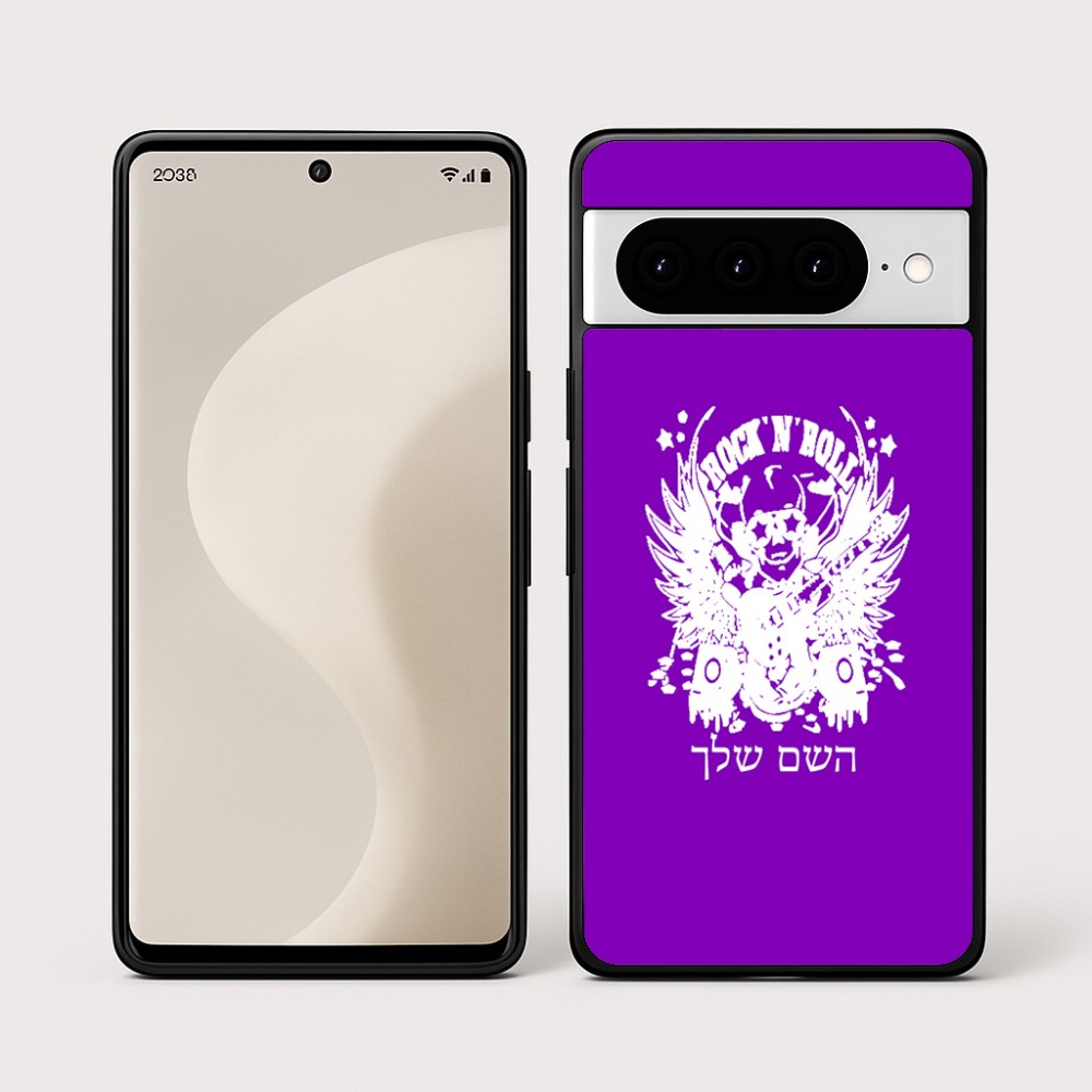 כיסוי בעיצוב אישי עם השם שלך לדגם - Google Pixel 10 Pro 5G בעיצוב רוקנרול