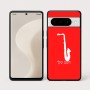כיסוי בעיצוב אישי עם השם שלך לדגם - Google Pixel 10 Pro 5G בעיצוב סקסופון