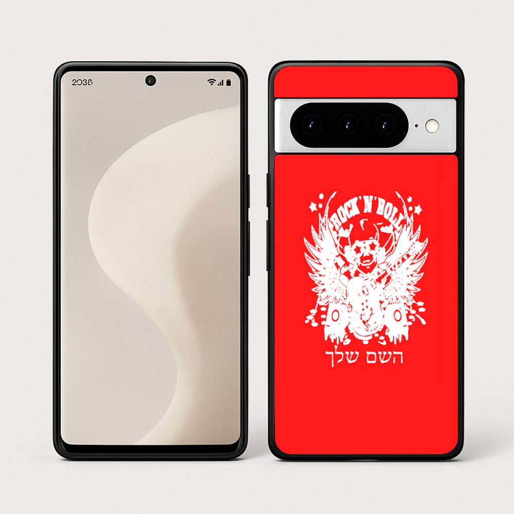כיסוי בעיצוב אישי עם השם שלך לדגם - Google Pixel 10 Pro 5G בעיצוב רוקנרול