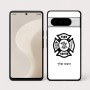 כיסוי בעיצוב אישי עם השם שלך לדגם - Google Pixel 10 Pro 5G בעיצוב כבאי - תגית