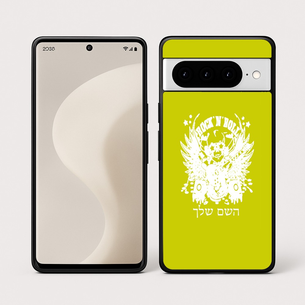 כיסוי בעיצוב אישי עם השם שלך לדגם - Google Pixel 10 Pro 5G בעיצוב רוקנרול
