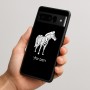 כיסוי בעיצוב אישי עם השם שלך לדגם - Google Pixel 10 Pro 5G בעיצוב זברה