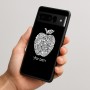 כיסוי בעיצוב אישי עם השם שלך לדגם - Google Pixel 10 Pro 5G בעיצוב הדפס תפוח